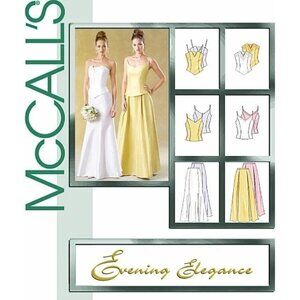 McCalls M4449 Misses/Miss Petite Formal Gown Corset Sewing Pattern Sizes‎ 10-16